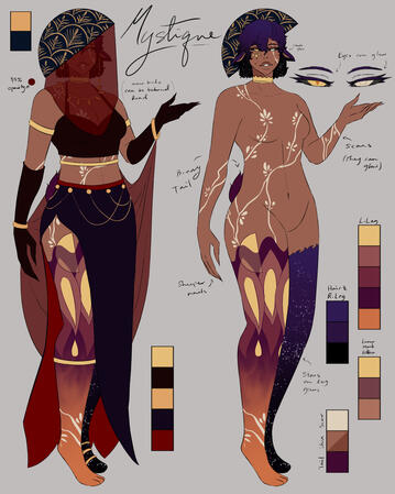 Mystique Ref Sheet [Coelunes CS]